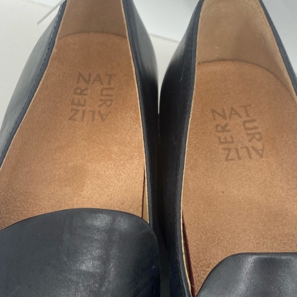 Naturalizer Black Leather Chunky Loafers NWOT 10W - Picture 2 of 6